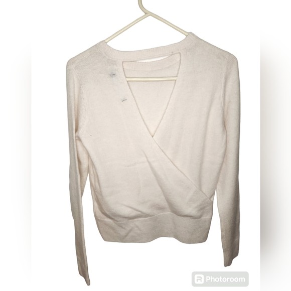 Vero Moda Cream Knit Open Back Sweater Size XS - Picture 2 of 3